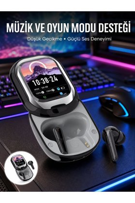 Sepetrota Kişiselleştirilebilir Led Ekranlı Bluetooth Kulaklık – Oyun & Müzik Modlu - Sptrot9301-2148