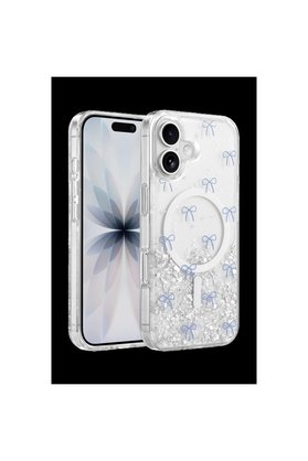 Ethab Ticaret Glb-Stl41414 Onegif İphone 16 Misk Simli Magsafe Kapak - Desen 3