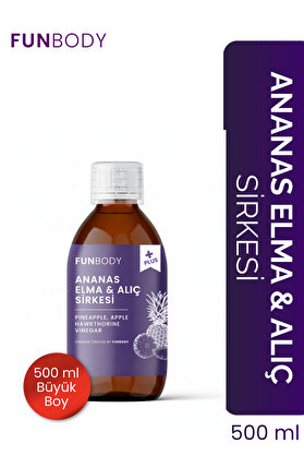 FUNBODY Ananaslı Elma & Alıç Sirkesi 500 ML X1 Kutu