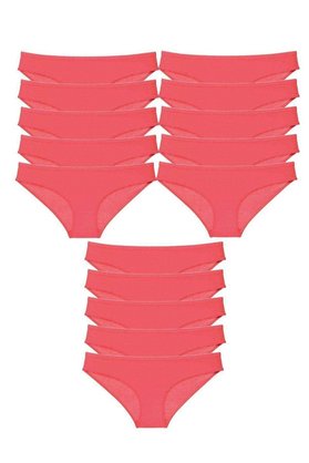 Ethab Ticaret Glb-Stl41414 15 Adet Süper Eko Set Likralı Kadın Slip Külot Fuşya