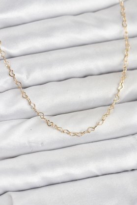 Ethab Giyim Cm 14K Gold Renk Kalp Zincirli Kadın Kolye 5886 - Glst9466-7423