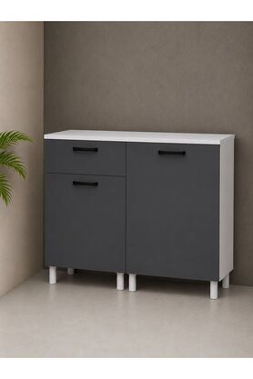 Visasconcept Tek Çekmeceli 120 Cm Çok Amaçlı Dolap