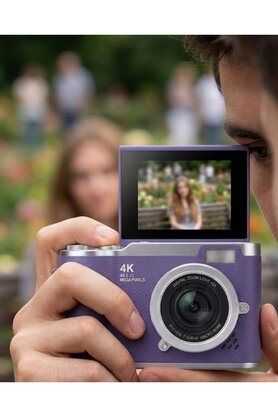 Ethab Giyim 4K Kompakt Kamera 48 Mp Autofocus Flash Özellikli Vlog Kamera - Glst2350-4561
