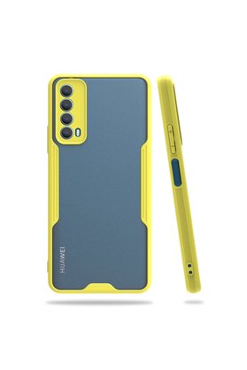 Evimdeyokyok Huawei P Smart 2021 Kılıf Platin Silikon - Sarı