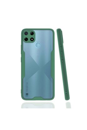 Evimdeyokyok Realme C25Y Kılıf Platin Silikon - Yeşil