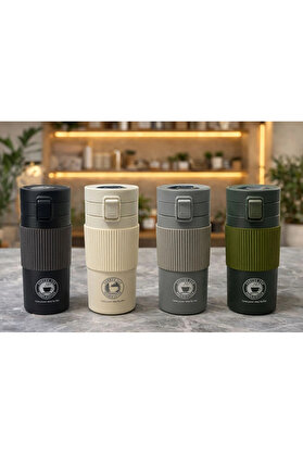 Evi̇mdeyokyok 500 Ml Paslanmaz Çeli̇k Termos Dereceli̇ Mug - Sızdırmaz Kapaklı Çi̇ft Katmanlı Dereceli̇ Termos Alk4627