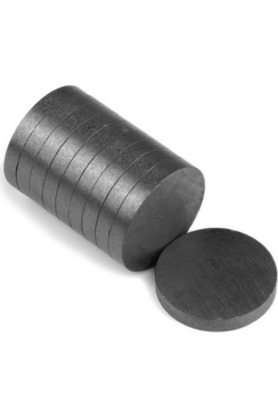 Evi̇mdeyokyok 1000 Adet Si̇yah Mıknatıs 15X3Mm - Si̇li̇ndi̇r Ferri̇t / Serami̇k Mıknatısı