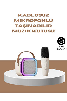 Eco Lounge Bluetooth Karaoke Mikrofon Ve Hoparlör Seti Taşınabilir