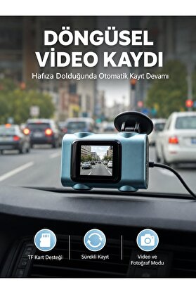 Ethab Giyim Mini Araç İçi Kamera Sürekli Kayıt Geniş Açılı Yeni Nesil - Glst3812-3777