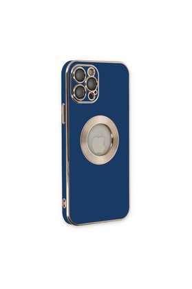 Ethab Ticaret Glb-Stl41414 İphone 12 Pro Kılıf Store Silikon - Mavi
