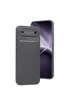 Evimdeyokyok Tecno Spark Slim 5G Auto Focus Karbon Kapak - Gri