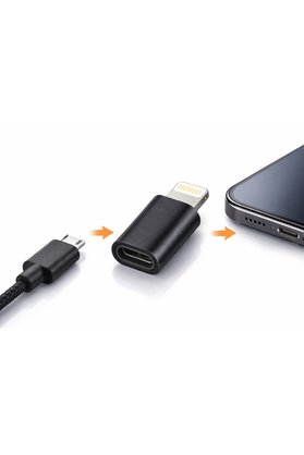 Hereveoyuncak İphone Se (3Rd Gen) Uyumluu Android Micro Usb Şarj Kablosunuu İphone Lightning E Çevirici (Qg)