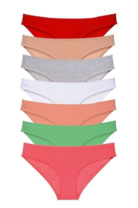 Ethab Ticaret Glb-Stl41414 7 Adet Süper Eko Set Likralı Kadın Slip Külot Set 8
