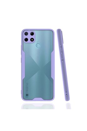 Evimdeyokyok Realme C25Y Kılıf Platin Silikon - Lila