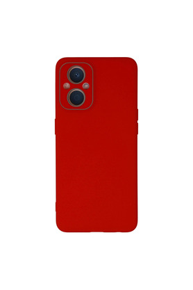 Evimdeyokyok Oppo Reno 7 Lite Kılıf Lansman Glass Kapak - Kırmızı