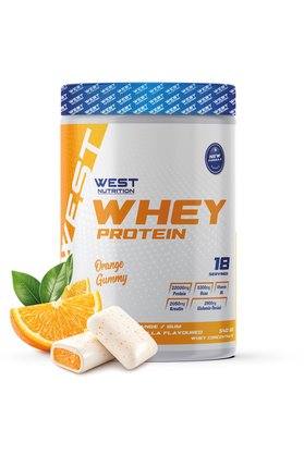 West Nutrition Whey Protein Tozu 540 gr 18 Servis Orange Gummy Aromalı