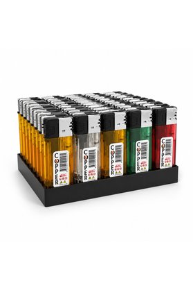 COPPER Mini Manyetolu Çakmak 50’li Paket Gaz Dolumlu