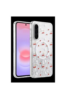 Ethab Ticaret Glb-Stl41414 Onegif Samsung Galaxy A56 Misk Simli Magsafe Kapak - Desen 5
