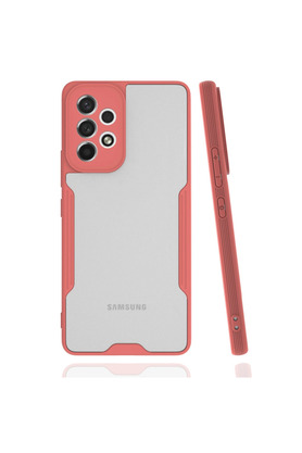 Evimdeyokyok Samsung Galaxy A33 5G Kılıf Platin Silikon - Pembe