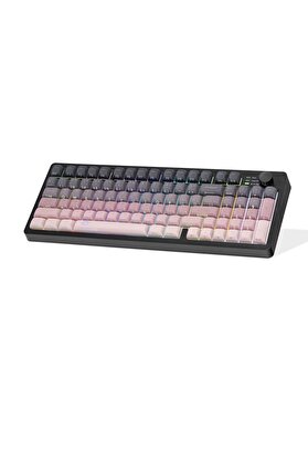 Evi̇mdeyokyok Tri̇ Mode Klavye Rgb Sessi̇z 95 Tuş Pembe G518Yp