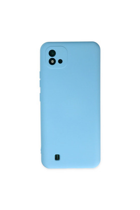 Evimdeyokyok Realme C11 2021 Kılıf Nano İçi Kadife Silikon - Mavi