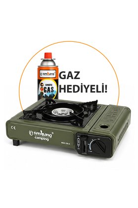 Onetick Tekli Portatif Kamp Ocak Gaz Stop Emniyetli 1 Adet 227 Kartuş