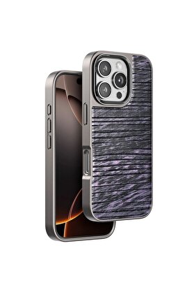 Ethab Ticaret Glb-Stl41414 Venco İphone 16 Pro Wave Kapak - Derin Mor