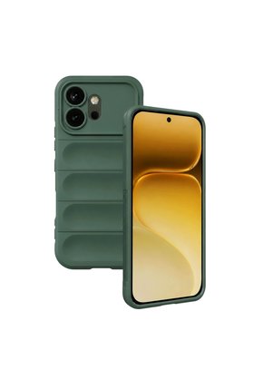 Evimdeyokyok Huawei Honor 600 Optimum Silikon - Koyu Yeşil