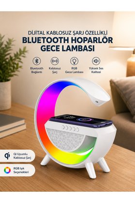 Epilons Dijital Özellikli Hoparlör Gece Lambası