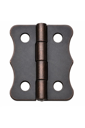 Evi̇mdeyokyok Anti̇k Bakır 100 Adet Papatya Menteşe Düz 40X30 Mm - Dekorati̇f Çerçeve Fener Sandık Kutu Menteşesi̇
