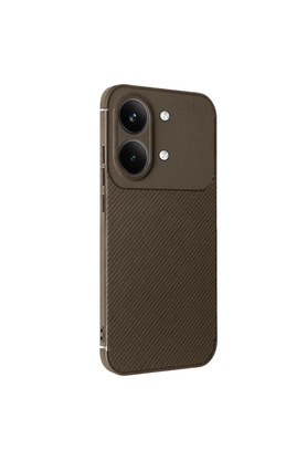 Evimdeyokyok Xiaomi Poco X8 Pro Max Auto Focus Karbon Kapak - Kahverengi