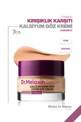 Dr.Melaxin Kalsiyum İçerikli Renkli Koyu Leke Karşıtı Göz Altı Kremi – | Rebornic 15ml