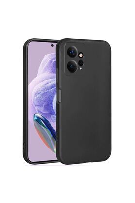 Ethab Ticaret Glb-Stl41414 Redmi Note 12 4G Kılıf First Silikon - Siyah