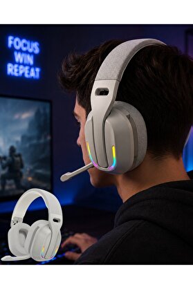 Ethab Giyim Kablosuz Bluetooth Kulaklık Rgb Işıklı Mikrofonlu Stereo Kulaküstü Kulaklık - Glst9002-9065