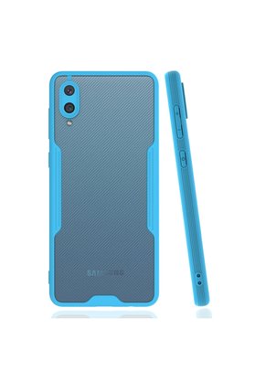 Evimdeyokyok Samsung Galaxy A02 Kılıf Platin Silikon - Mavi