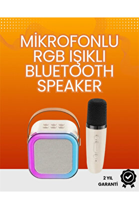 Hafk Mey İthalat® Yüksek Performanslı Kablosuz Karaoke Hoparlör