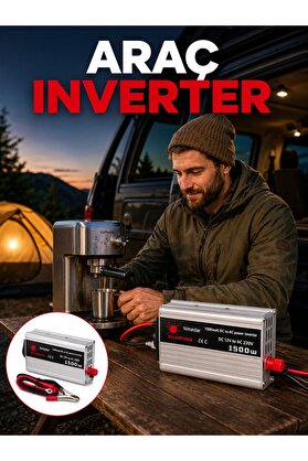 Ethab Giyim 1500W Oto Güç İnverteri Araç Aküsünden Güvenli Elektrik Sağlayan Çevirici - Glst2892-3535
