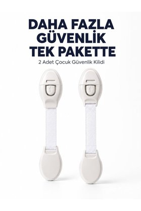 Ethab Giyim 2 Adet Güçlü Yapışkanlı Çocuk Güvenlik Kilidi - Glst9003-6884