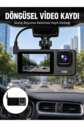 Ethab Giyim Full Hd 3 Kanallı Araç Kamerası – Akıllı Çözümlerle Sürüş Yeni Nesil - Glst1733-7399