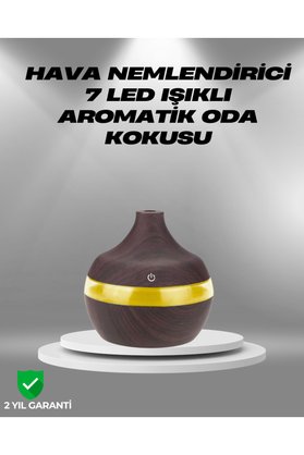 Küçük Hazine Aromaterapi Uyumlu 300 Ml Led Işıklı Oda Kokusu Difüzörü