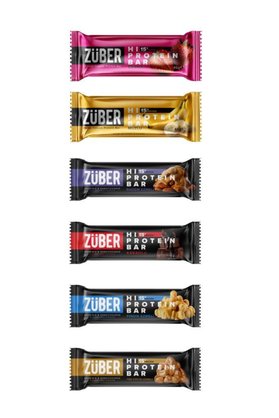 Züber Hi Protein Bar Yepyeni Deneme Paketi 45g x 6 Adet