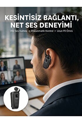 Emvera Mikrofonlu Makaralı Bluetooth Kulakiçi Kulaklık Android Ve İos Uyumlu Yeni Nesil