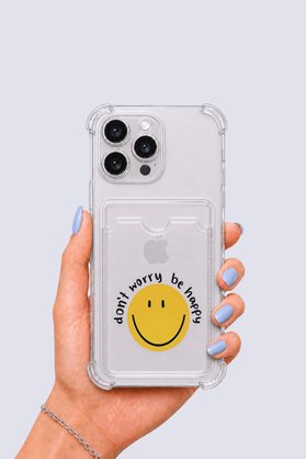 Ethab Giyim İphone 13 Pro Max Kartlıklı Gülücük Desenli Kılıf - Glst8485-8893