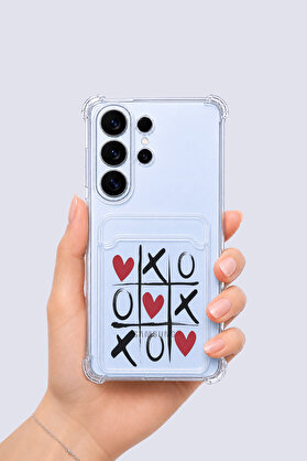 Movera Samsung Galaxy S26 Ultra Kartlıklı Xoxo Desenli Kılıf - Movera8696-8179