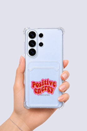 Eco Lounge Samsung Galaxy S26 Ultra Kartlıklı Pozitif Enerji Desenli Kılıf