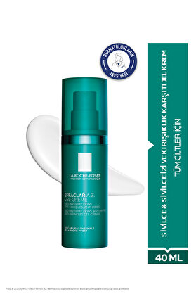 La Roche Posay Effaclar A.Z. %10 Azelaik Asit İçeren Sivilce & Sivilce İzi & Kırışıklık Karşıtı Jel Krem 40 ml
