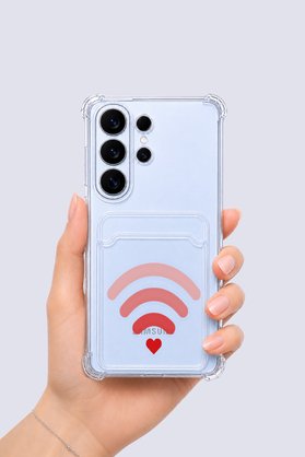 Eco Lounge Samsung Galaxy S26 Ultra Kartlıklı Aşk Sinyali Desenli Kılıf