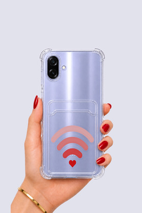 Ethab Giyim Samsung Galaxy A07 Kartlıklı Aşk Sinyali Desenli Kılıf - Glst7901-6476