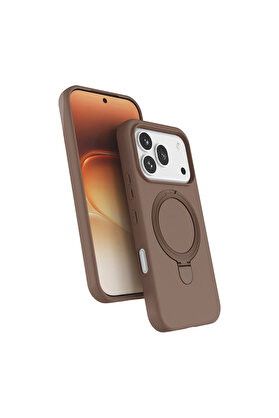 Evimdeyokyok Huawei Honor 600 Pro Regal Magsafe Standlı Kapak - Çöl Titanyum
