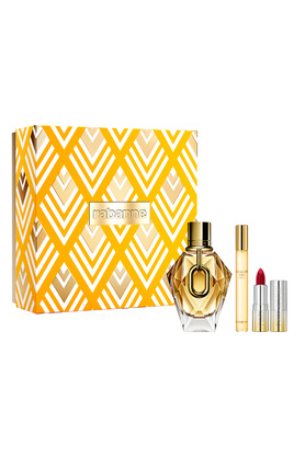 Paco Rabanne Set Million Gold For Her Eau de Parfum 90 ml + 10 ml + Dramalips Shiny Lipstick